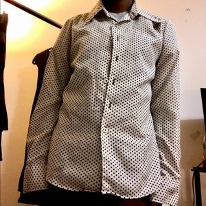 Polkadot button up